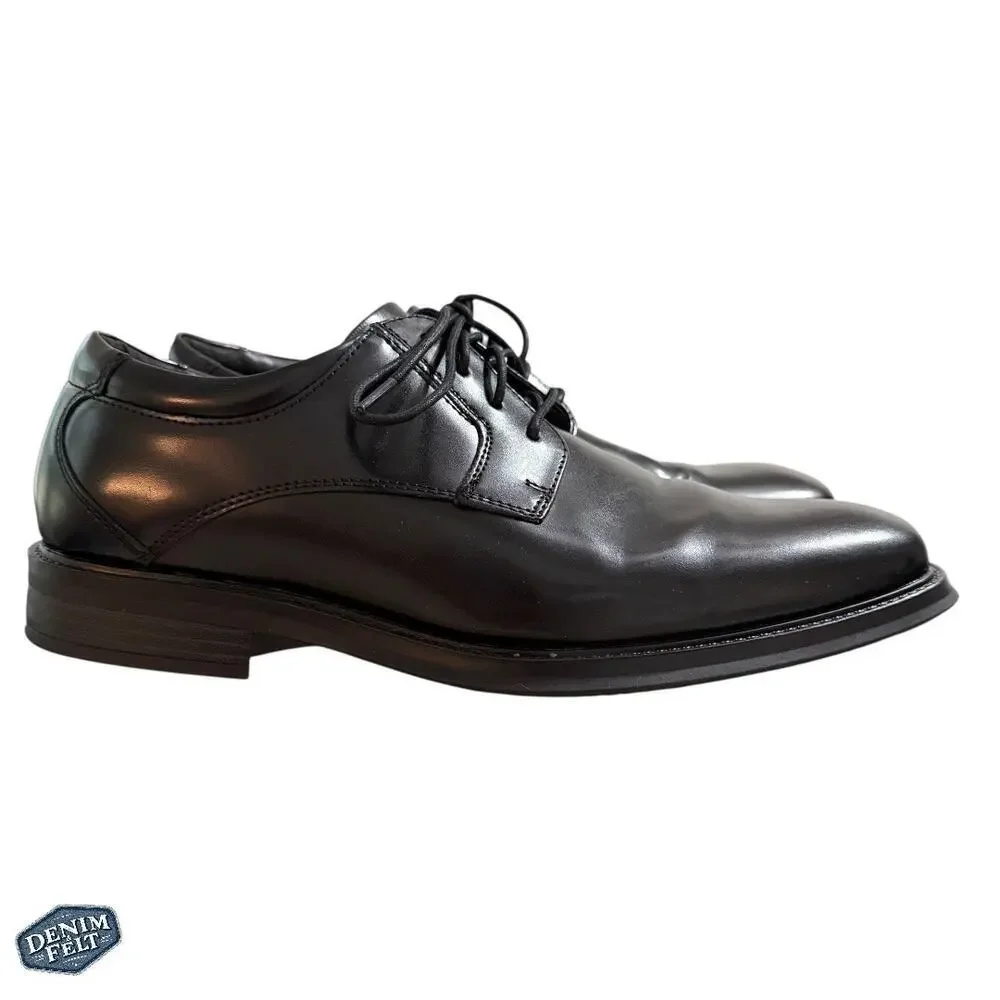 DOCKERS Mens Black Irving Slip Resistant Work‎ Dress Oxford Shoe | NEW!!